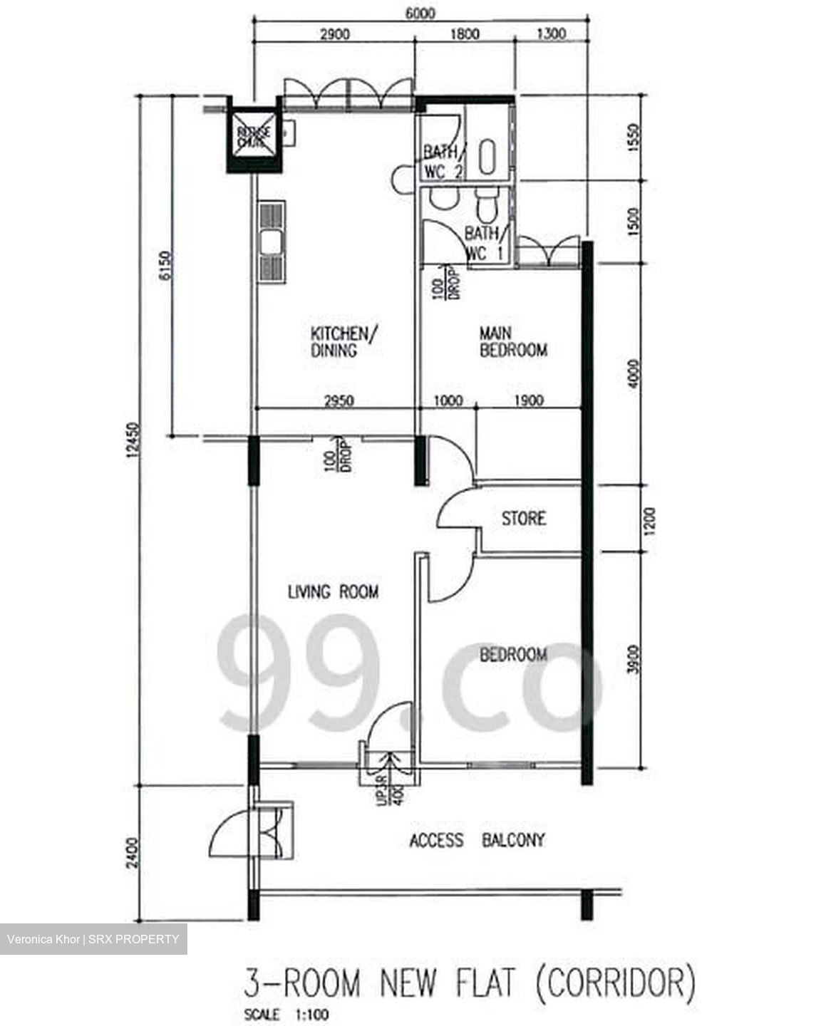 Blk 378 Clementi Avenue 5 (Clementi), HDB 3 Rooms #628430801